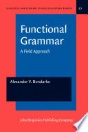 Functional grammar a field approach /