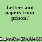 Letters and papers from prison /