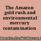 The Amazon gold rush and environmental mercury contamination