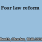 Poor law reform