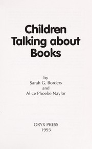 Children talking about books /