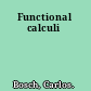 Functional calculi