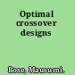 Optimal crossover designs