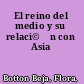 El reino del medio y su relaci©đn con Asia