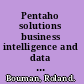 Pentaho solutions business intelligence and data warehousing with Pentaho and MySQL /