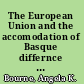 The European Union and the accomodation of Basque differnce [sic] in Spain