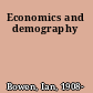 Economics and demography