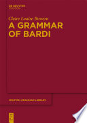 A grammar of Bardi