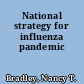 National strategy for influenza pandemic