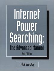 Internet power searching : the advanced manual /