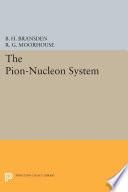 The pion-nucleon system /