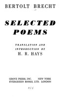 Selected poems /