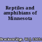 Reptiles and amphibians of Minnesota