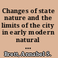 Changes of state nature and the limits of the city in early modern natural law /