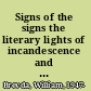 Signs of the signs the literary lights of incandescence and neon /
