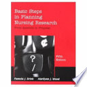 Basic steps in planning nursing research : from question to proposal /