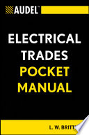 Audel electrical trades pocket manual