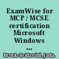 ExamWise for MCP / MCSE certification Microsoft Windows 2000 network infrastructure exam 70-216 /