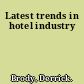 Latest trends in hotel industry