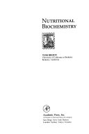 Nutritional biochemistry /