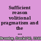 Sufficient reason volitional pragmatism and the meaning of economic institutions /