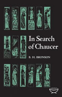 In search of Chaucer /