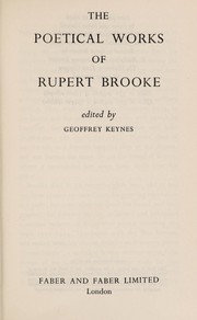 The poetical works of Rupert Brooke /