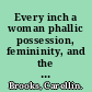 Every inch a woman phallic possession, femininity, and the text /