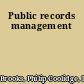 Public records management