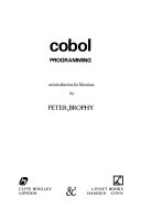 COBOL programming : an introduction for librarians /