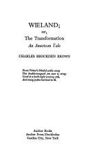 Wieland; or, The transformation : an American tale /