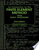 An introduction to the finite element method using BASIC programs /