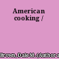 American cooking /