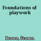 Foundations of playwork