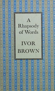 A rhapsody of words