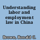 Understanding labor and employment law in China