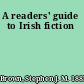 A readers' guide to Irish fiction