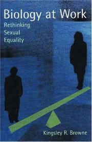 Biology at work : rethinking sexual equality /