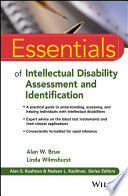 Essentials of intellectual disability assessment and identification : a field guide for applied research /