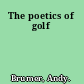The poetics of golf