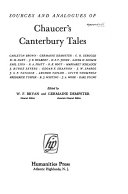 Sources and analogues of Chaucer's Canterbury tales /