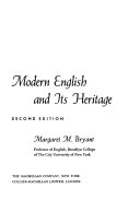 Modern English and its heritage.