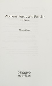 Women's poetry and popular culture /