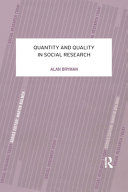 Quantity and quality in social research