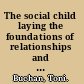 The social child laying the foundations of relationships and language /