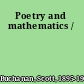 Poetry and mathematics /