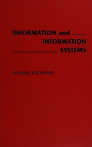 Information and information systems /