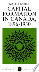 Capital formation in Canada, 1896-1930