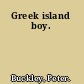 Greek island boy.