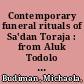 Contemporary funeral rituals of Sa'dan Toraja : from Aluk Todolo to "new" religions /